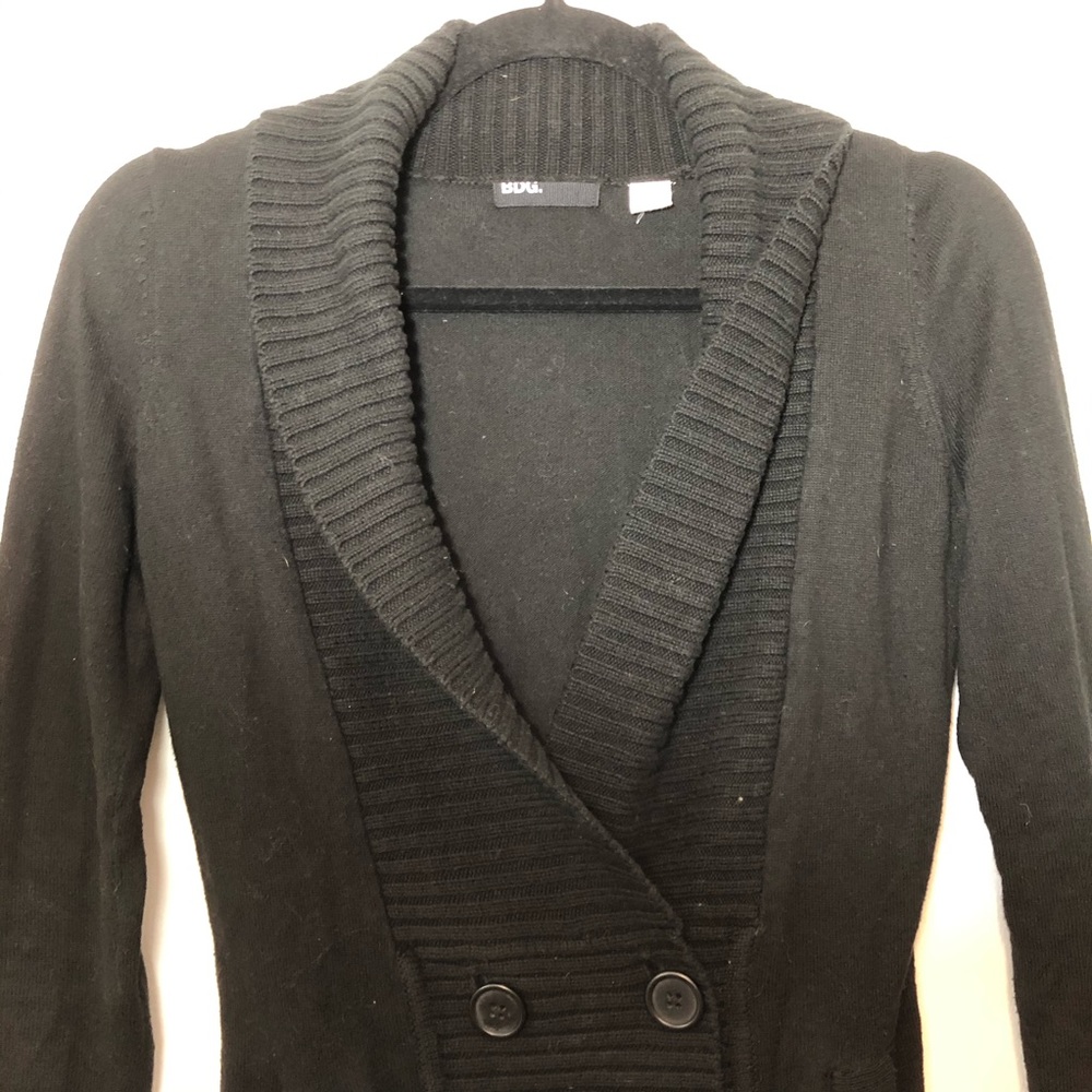 BDG | Long Black V-Neck Sweater, XS